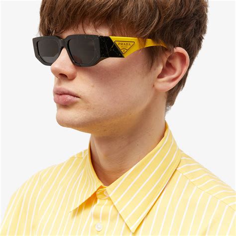 prada sunglasses yellow mens|prada sunglasses price.